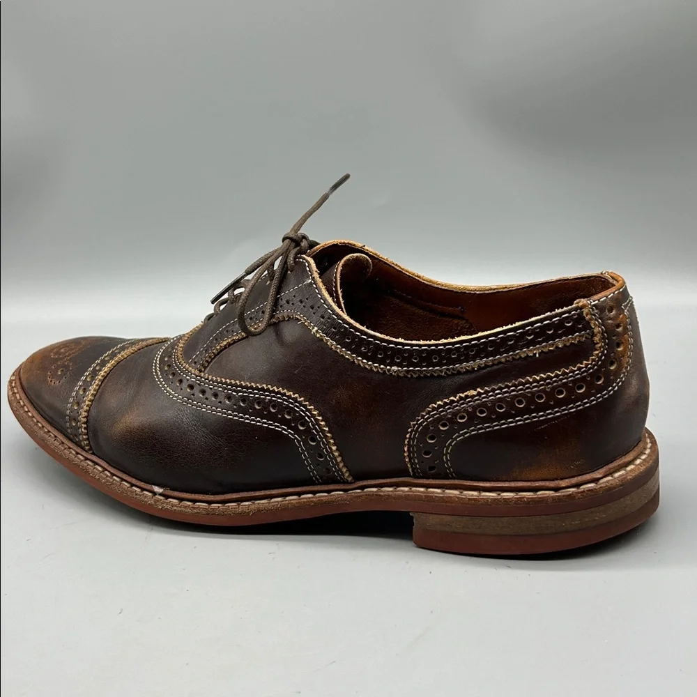 Allen Edmonds Cap-Toe Oxford with Dainite Rubber Sole Sz 12